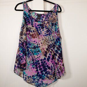 Torrid multi color dot tank with pocket